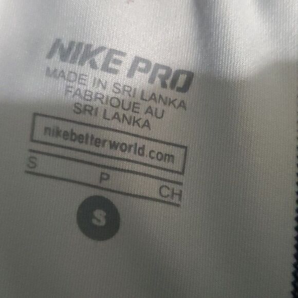 NIKE PRO pants Womens size Medium brown white Running Yoga Compression L… - Picture 11 of 13